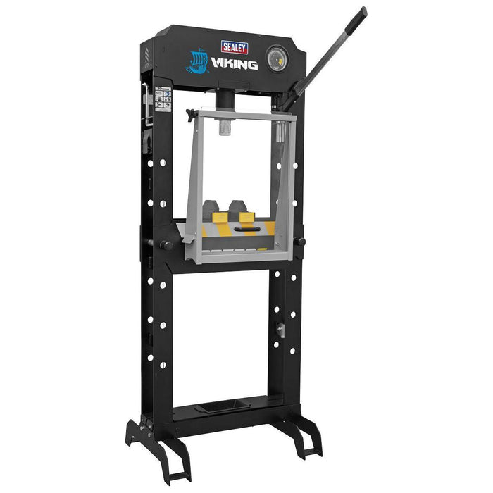 Sealey Viking Air/Hydraulic Press 30tonne Floor Type with Sliding Ram and Foot P Sealey - Town Tools 