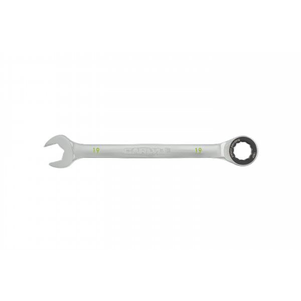 Carlyle Tools 12 Pt 19mm 180P Ratcheting Combination Wrench