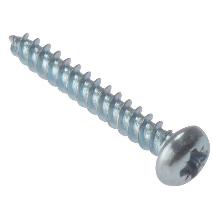 Forgefix General Purpose Pozi Compatible Screw Round Head TT ZP 1.1/4in x 8 Box 200 ForgeFix - Town Tools