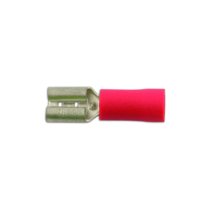 Tool Connection Red Female Push-On 2.8mm 100pc 30130 Tool Connection - Town Tools 