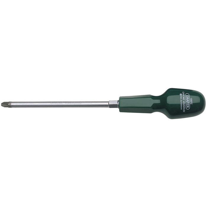 Draper PZ Type Cabinet Pattern Screwdriver, No.3 x 150mm (Sold Loose) 19509 Draper - Town Tools 