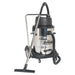 Sealey Vacuum Cleaner Industrial Wet & Dry 77L Stainless Steel Drum with Swivel Sealey - Town Tools 