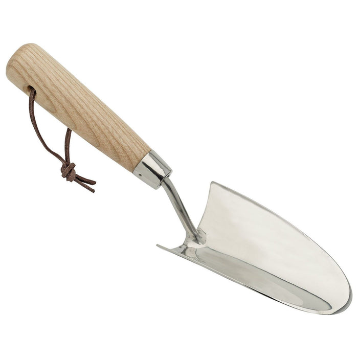 Draper Heritage Stainless Steel Hand Trowel with Ash Handle 99023 Draper - Town Tools 