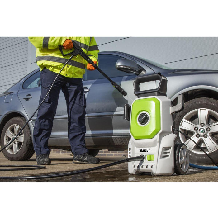 Sealey Pressure Washer with Snow Foam 100bar 390L/hr PW1610COMBO Sealey - Town Tools 