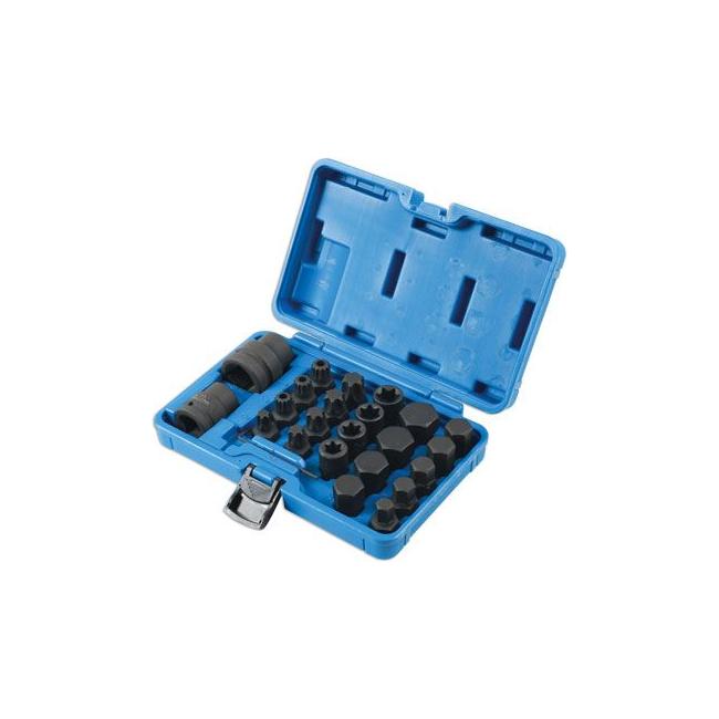 Laser Impact Bit & Socket Set 3/4"D, 1"D 24pc 6891 Laser - Town Tools 