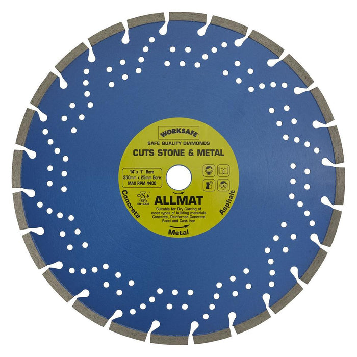 Sealey Platinum Allmat Diamond Blade350 x 25mm WDPA350/25 Sealey - Town Tools 