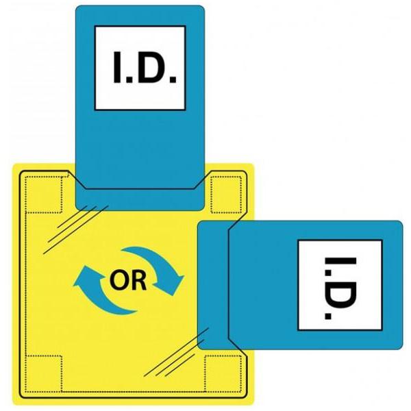 Portwest Sew On High-Vis Dual ID Holder