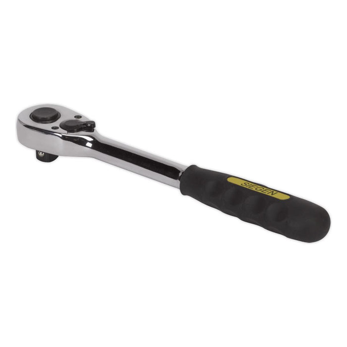 Sealey Ratchet Wrench 1/2Inchsq Drive Comfort Grip Flip Reve Siegen by Sealey - Town Tools 