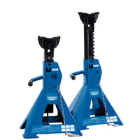 Draper Expert pair of Pneumatic Rise Ratcheting Axle stands 3-5