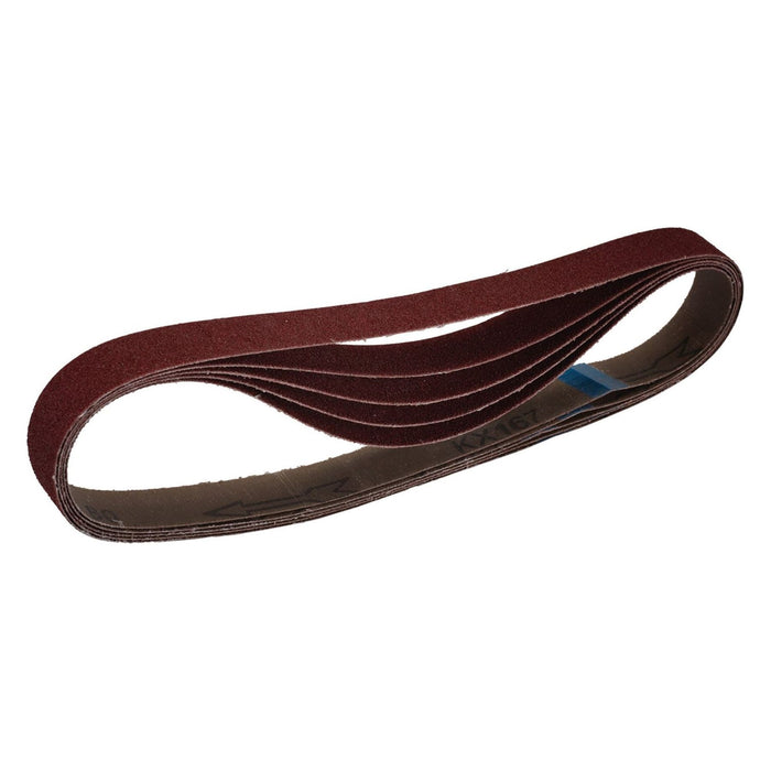 Draper Cloth Sanding Belt, 25 x 762mm, 80 Grit (Pack of 5) 08695