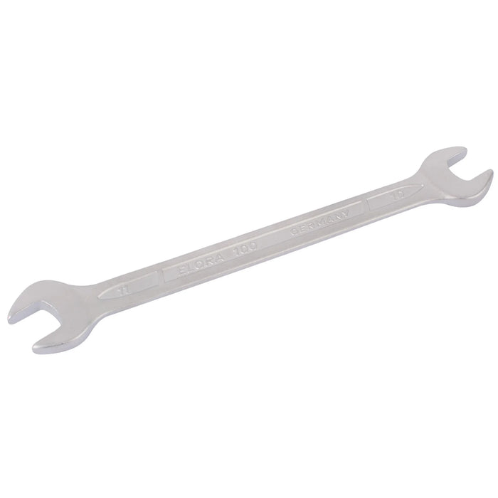 Elora Long Metric Double Open End Spanner, 10 x 11mm - 100-10x11