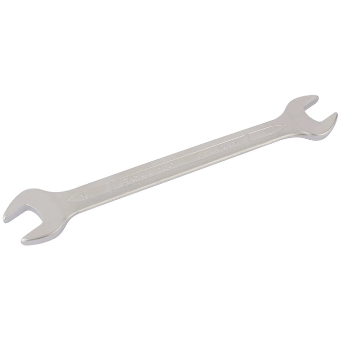 Elora Long Metric Double Open End Spanner, 12 13-14mm