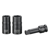 Teng Tools 1/2" Double Ended Impact Socket Set 17 x 19mm/21 x 22mm