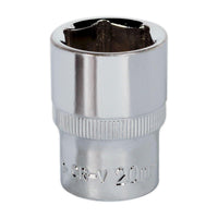Sealey WallDrive Socket 20mm 1/2"Sq Drive Fully Polished SP1220