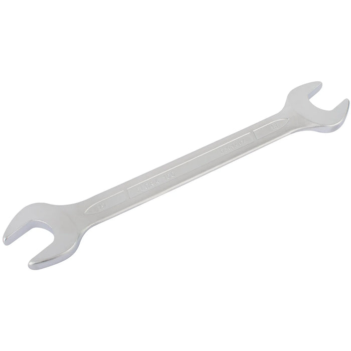 Elora Long Metric Double Open End Spanner, 18 x 19mm - 100-18x19