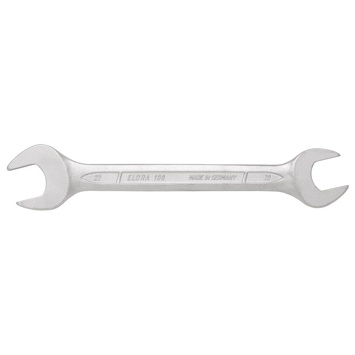 Elora Long Metric Double Open End Spanner, 20 x 22mm - 100-20x22