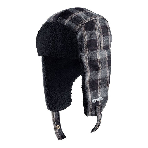 Scruffs Trade Trapper Hat Black/Grey One Size Scruffs - Town Tools 