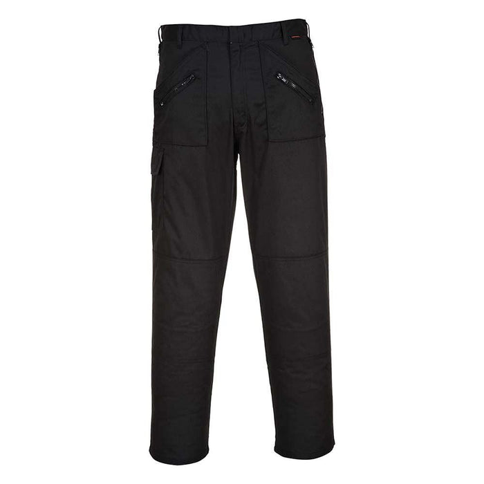 Portwest Action Trousers - Black - 40in. Waist (Regular)