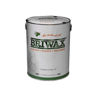Briwax Wax Polish Original Medium Brown 5 litre