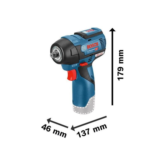 Bosch GDR 12V-115 Professional 3/8in Impact Wrench 12V Bare Unit Bosch - Town Tools