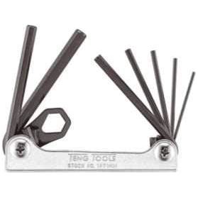 Teng Tools Folding Hex Key Set 1.5-6 mm 7 Pieces Teng Tools - Town Tools 
