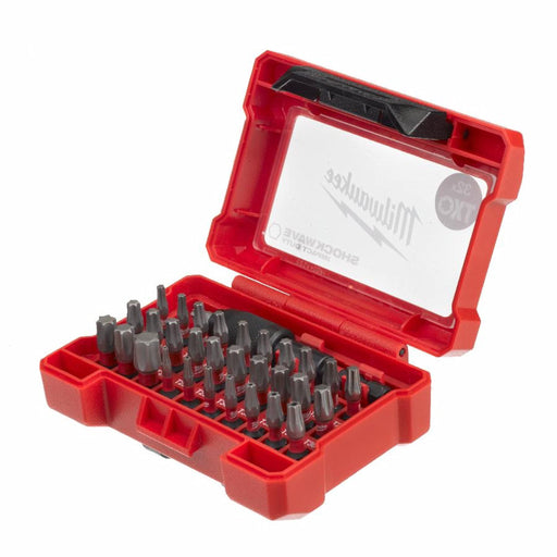 Milwaukee Shockwave Compact Bit 32 Piece Torx Set 4932471586, Set of 32 , Red Milwaukee - Town Tools 