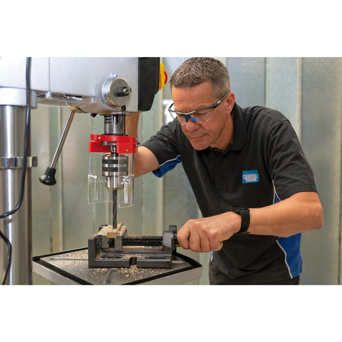 Draper 230V 16 Speed Floor Standing Drill, 1100W - GD25/12EF