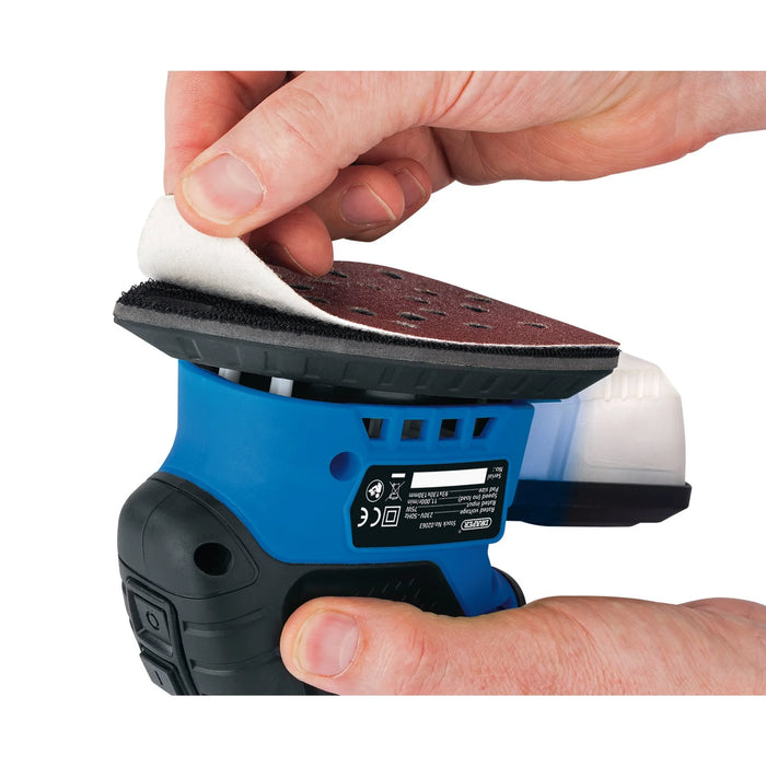 230V Draper Storm Force® Tri-Base Detail Sander, 75W - PT75SFA