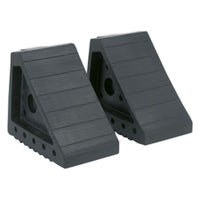 Sealey Rubber Wheel Chocks Pair WC01
