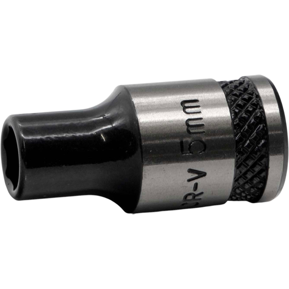 Sealey 1/4"Dr Socket 5mm (Black Series)