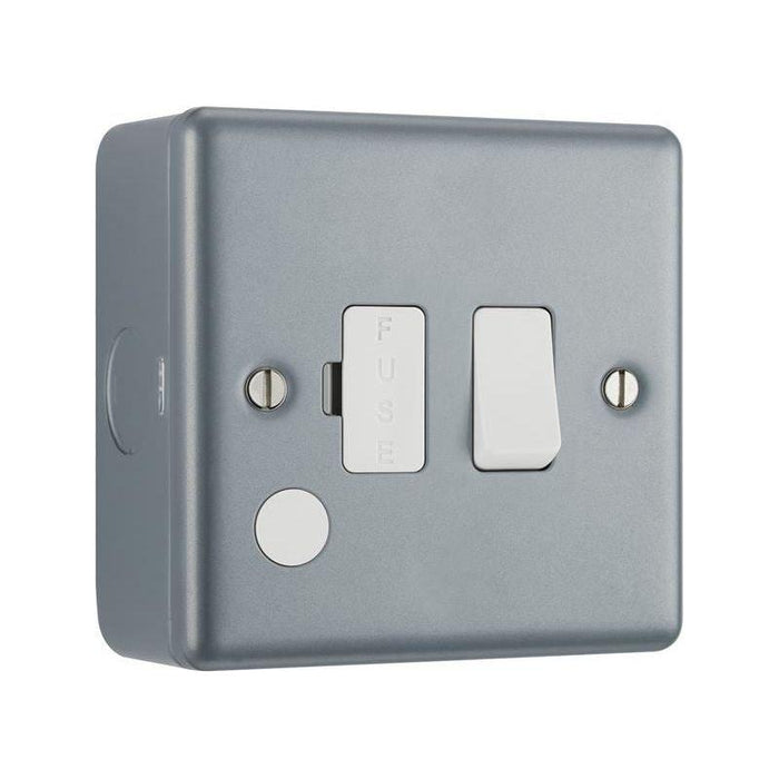 Masterplug Metal Clad Switched Fused Connection Unit 13A Masterplug - Town Tools