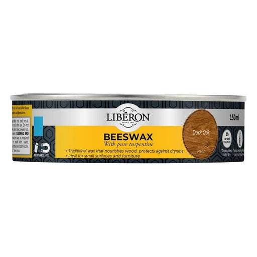 Liberon Beeswax Paste Dark 150ml Liberon - Town Tools