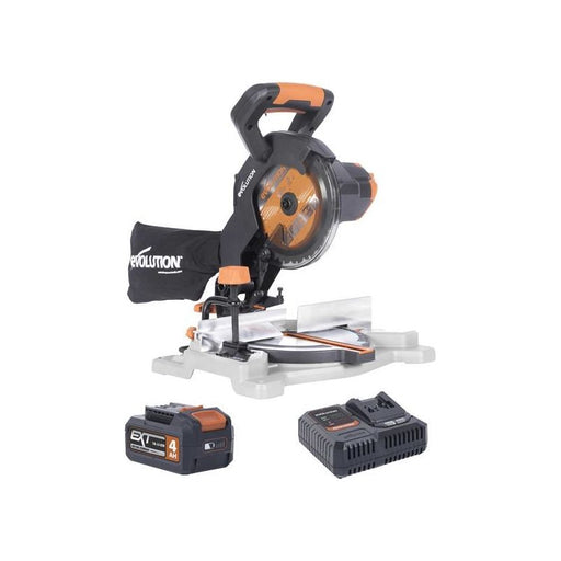 Evolution R185CMS-Li EXT Compound Mitre Saw 18V 1 x 4.0Ah Li-ion Evolution - Town Tools