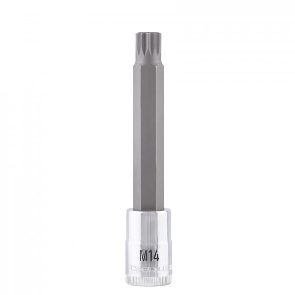 Carlyle Tools 1/2Dr M14 Multspline Bit 90mm Long