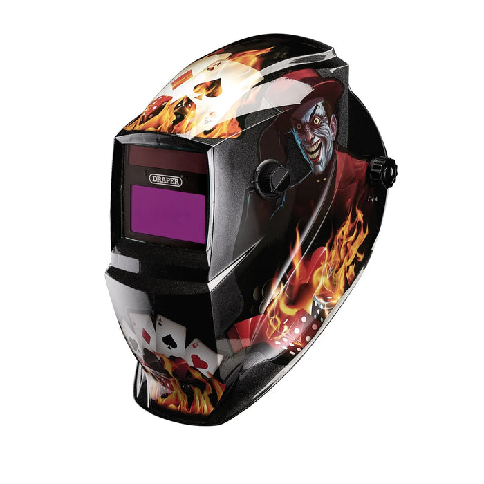 Draper Auto-Darkening Welding Helmet, Playing Cards - WHVS-PC