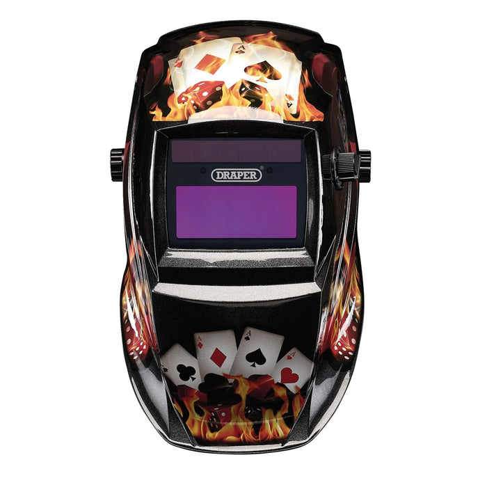 Draper Auto-Darkening Welding Helmet, Playing Cards - WHVS-PC