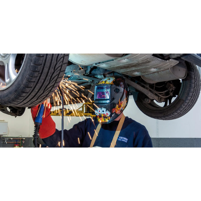 Draper Auto-Darkening Welding Helmet, Playing Cards - WHVS-PC