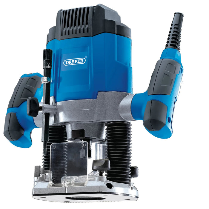 Draper 230V Variable Speed Router, 1/4", 1200W - R8/1200D