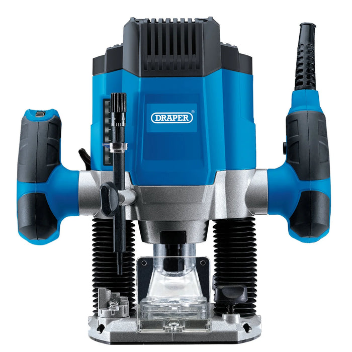 Draper 230V Variable Speed Router, 1/4", 1200W - R8/1200D