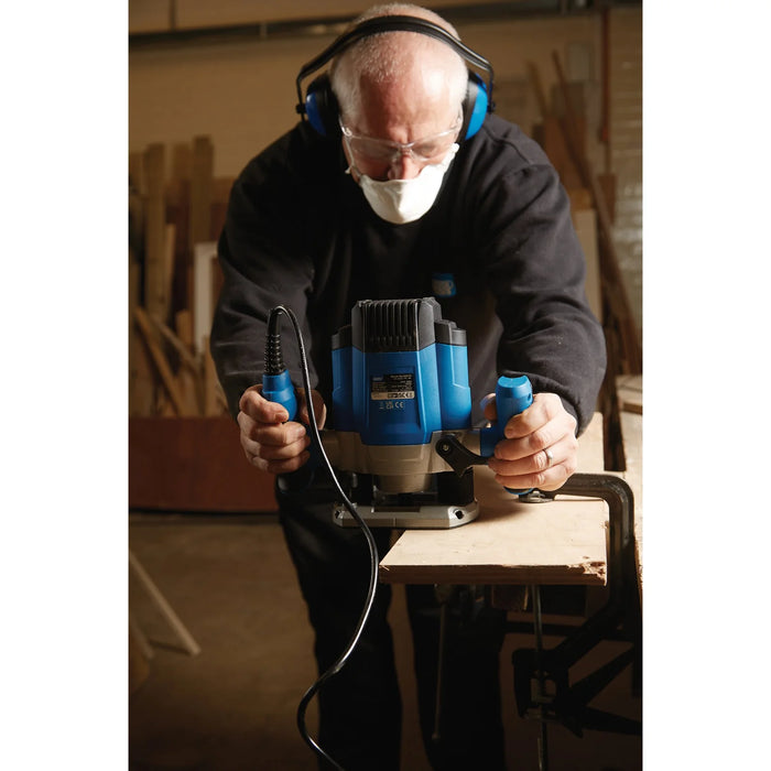 Draper 230V Variable Speed Router, 1/4", 1200W - R8/1200D