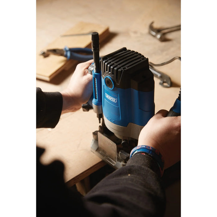 Draper 230V Variable Speed Router, 1/2", 1800W - R12/1800D