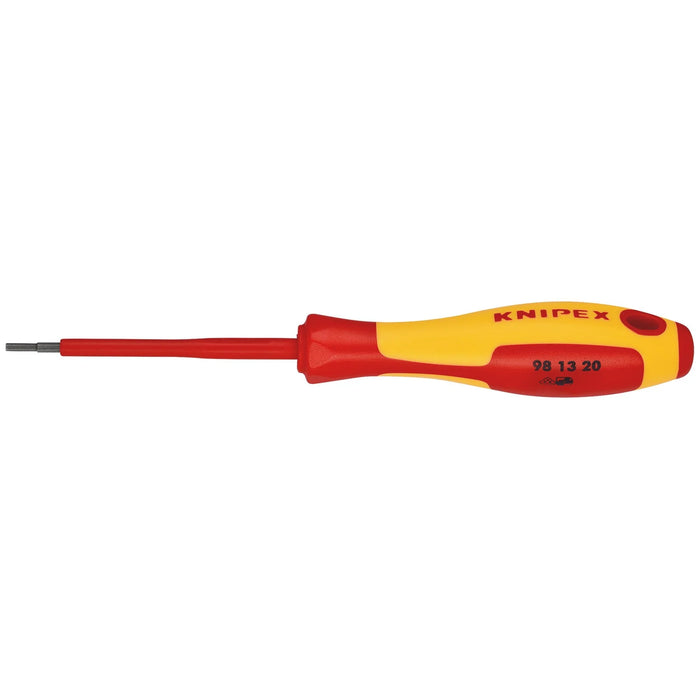 KNIPEX 98 13 20 VDE Insulated Hexagon Screwdriver, 2 x 75mm - 98 13 20