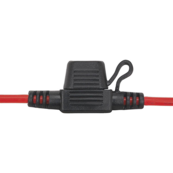 Sealey MINI Blade Fuse Holder Splash-proof 30A Pack of 10 FHMSP30 Sealey - Town Tools 