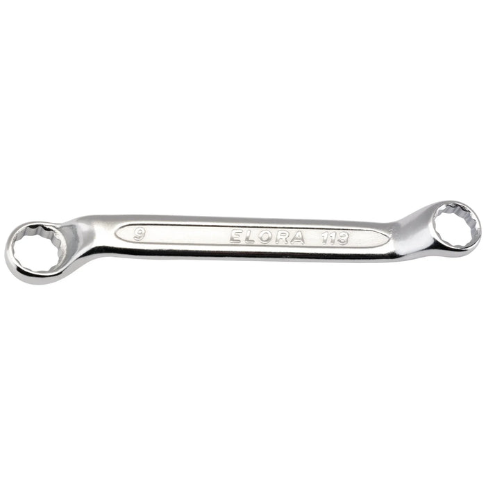 Elora Midget Deep Crank Metric Ring Spanner, 8 x 9mm - 113-8x9