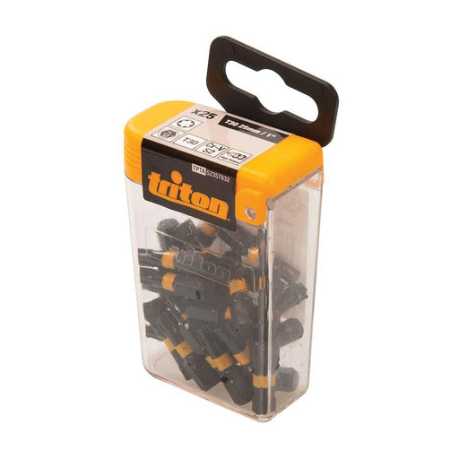 Triton T30 Screwdriver Impact Bit 25pk T30 25mm Triton - Town Tools 