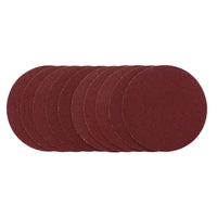 Draper Sanding Discs, 125mm, Hook & Loop, 80G (Pack of 10) - SDHL125