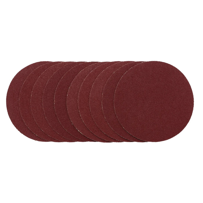 Draper Sanding Discs, 125mm, Hook & Loop, 80G (Pack of 10) - SDHL125