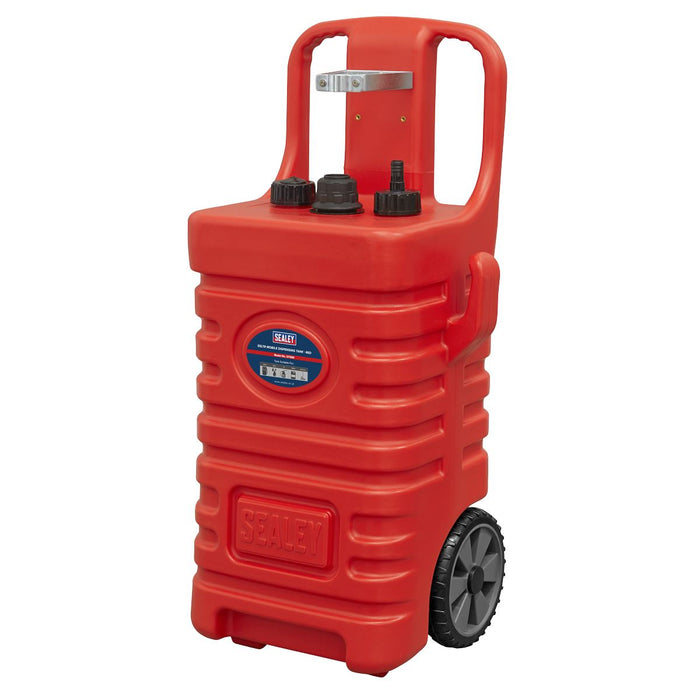 Sealey Mobile Dispensing Tank 55L - Red DT55R Sealey - Town Tools 