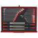 Teng Tools 26" PRO35™ roller cabinet FOAM tool kit 335 pieces red Town Tools - Town Tools