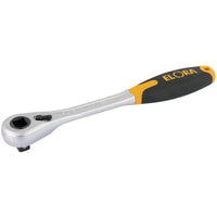 Elora Soft Grip Reversible Ratchet, 1/2" Sq. Dr. - 770-L1D